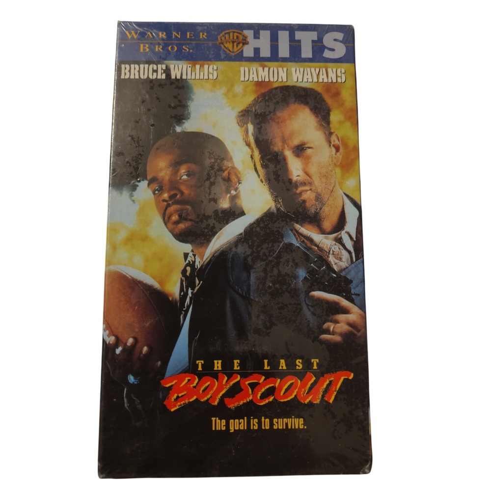The Last Boy Scout VHS Bruce Willis Damon‎ Wayans Warner Bros Hits Sealed New